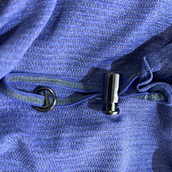 Lululemon Keyhole Racerback Sculpted Tank Top Drawstring Toggle Periwinkle Sz 6 - Picture 13 of 13